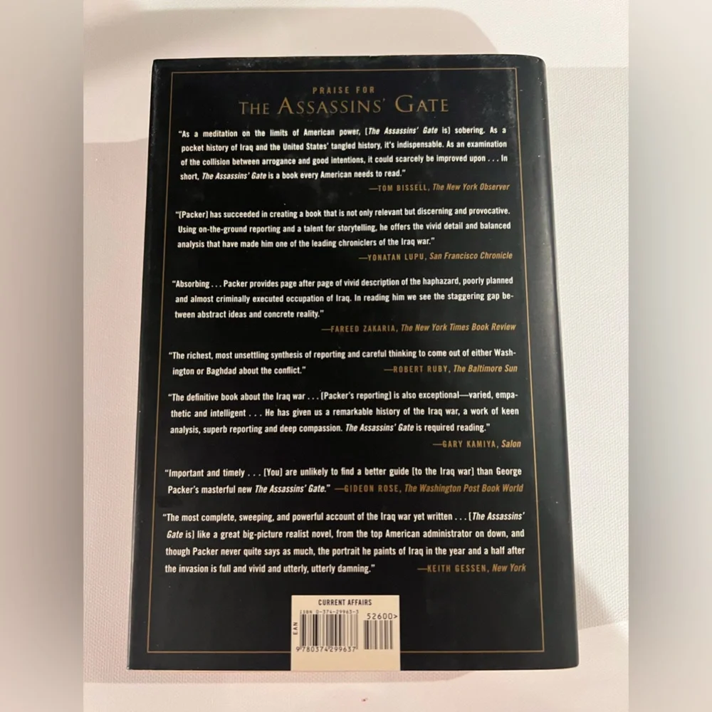 Hardcover Book: The Assassians’ Gate - George Packer